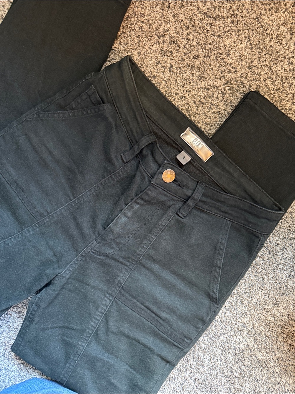 Kut From The Cloth seamed straight leg high rise jeans